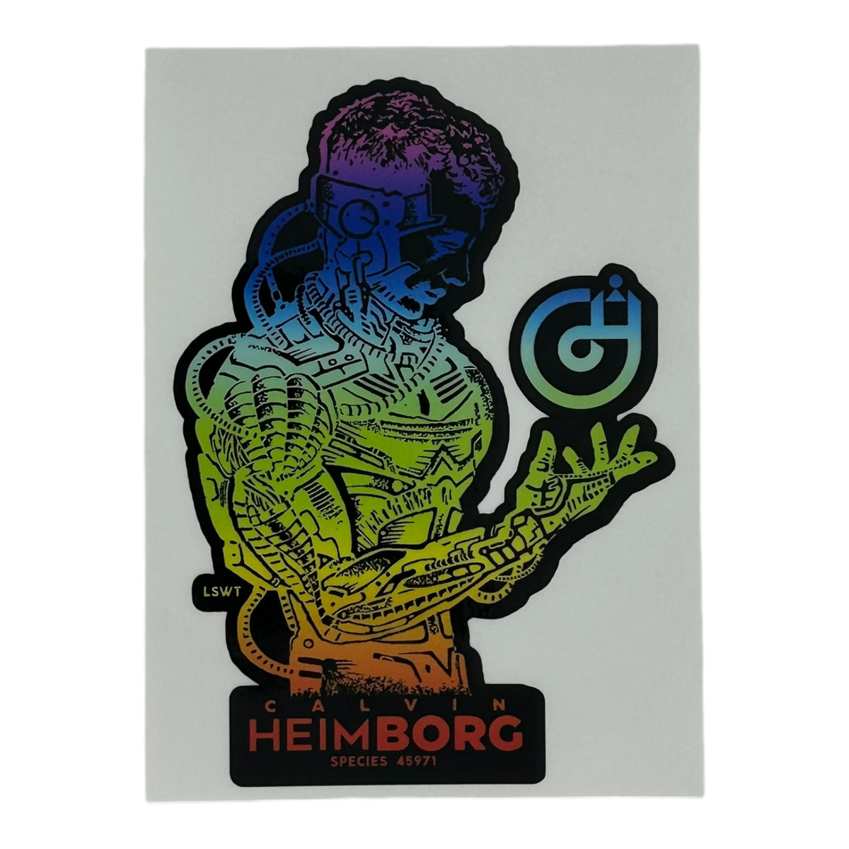 Calvin Heimburg Logo Stickers
