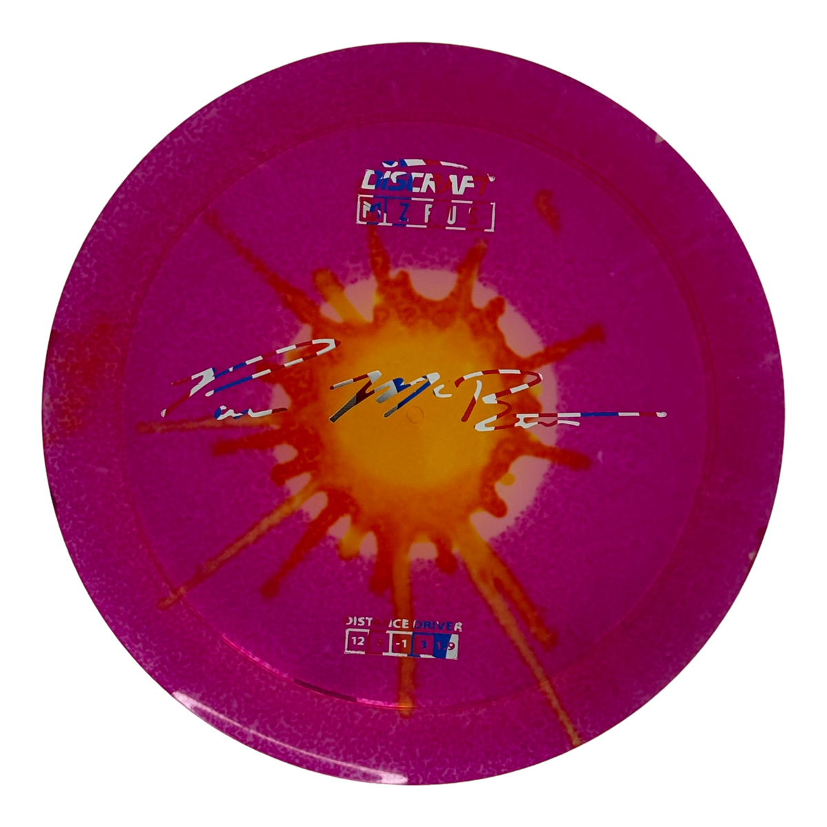 Discraft Paul McBeth Fly Dye Z Zeus - Signature Stamp