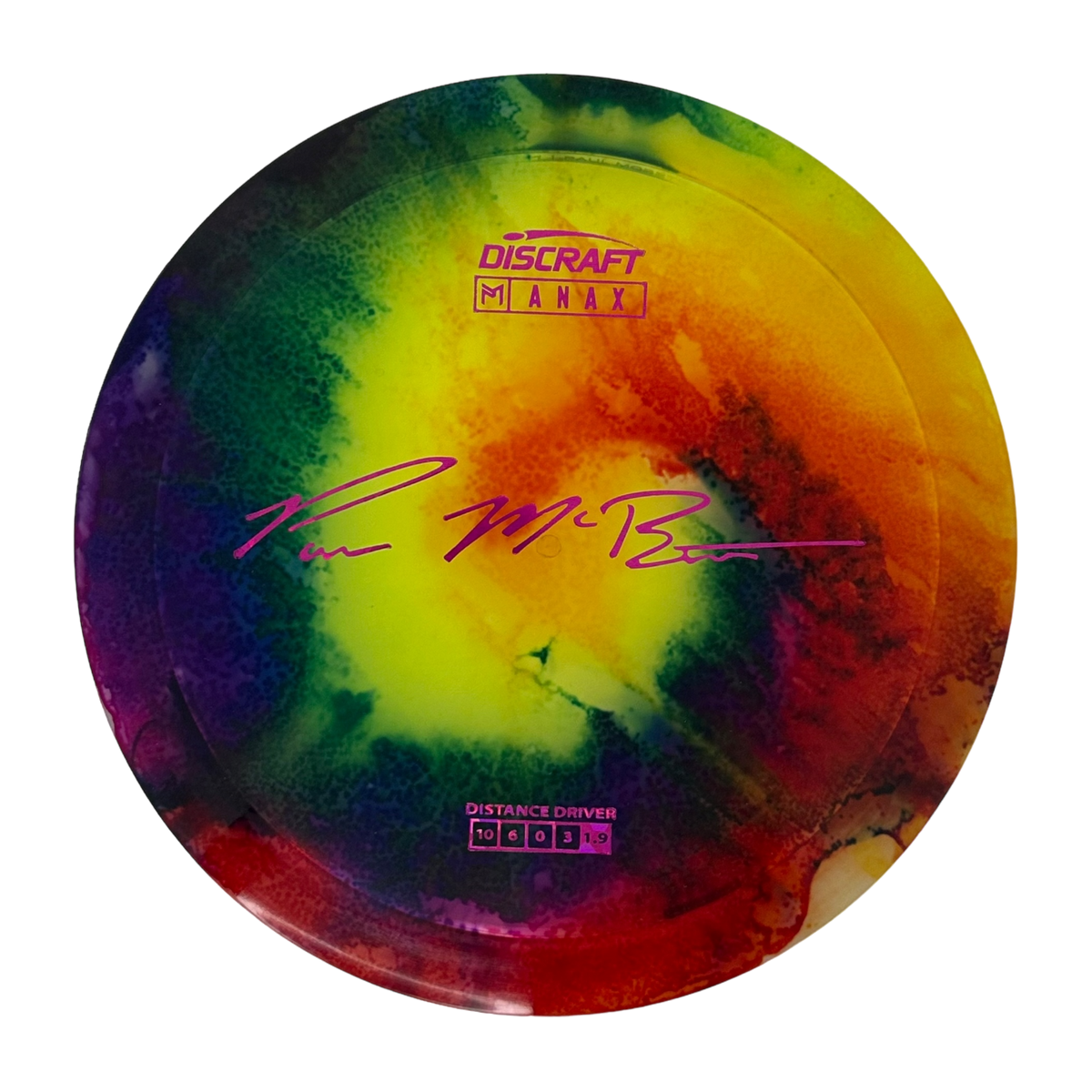 Discraft Paul McBeth Fly Dye Z Anax - Signature Stamp