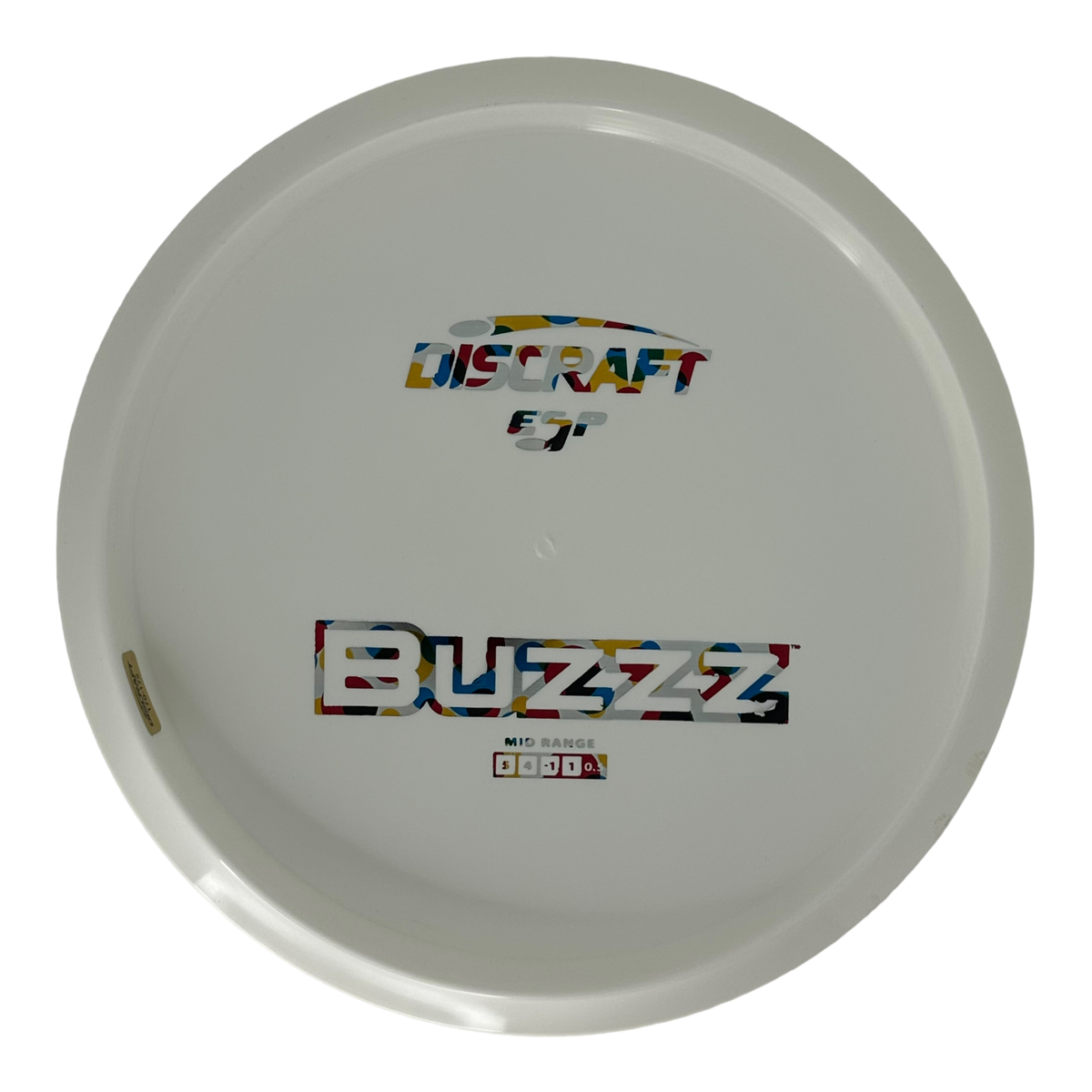 Discraft White ESP Buzz - Bottom Stamp