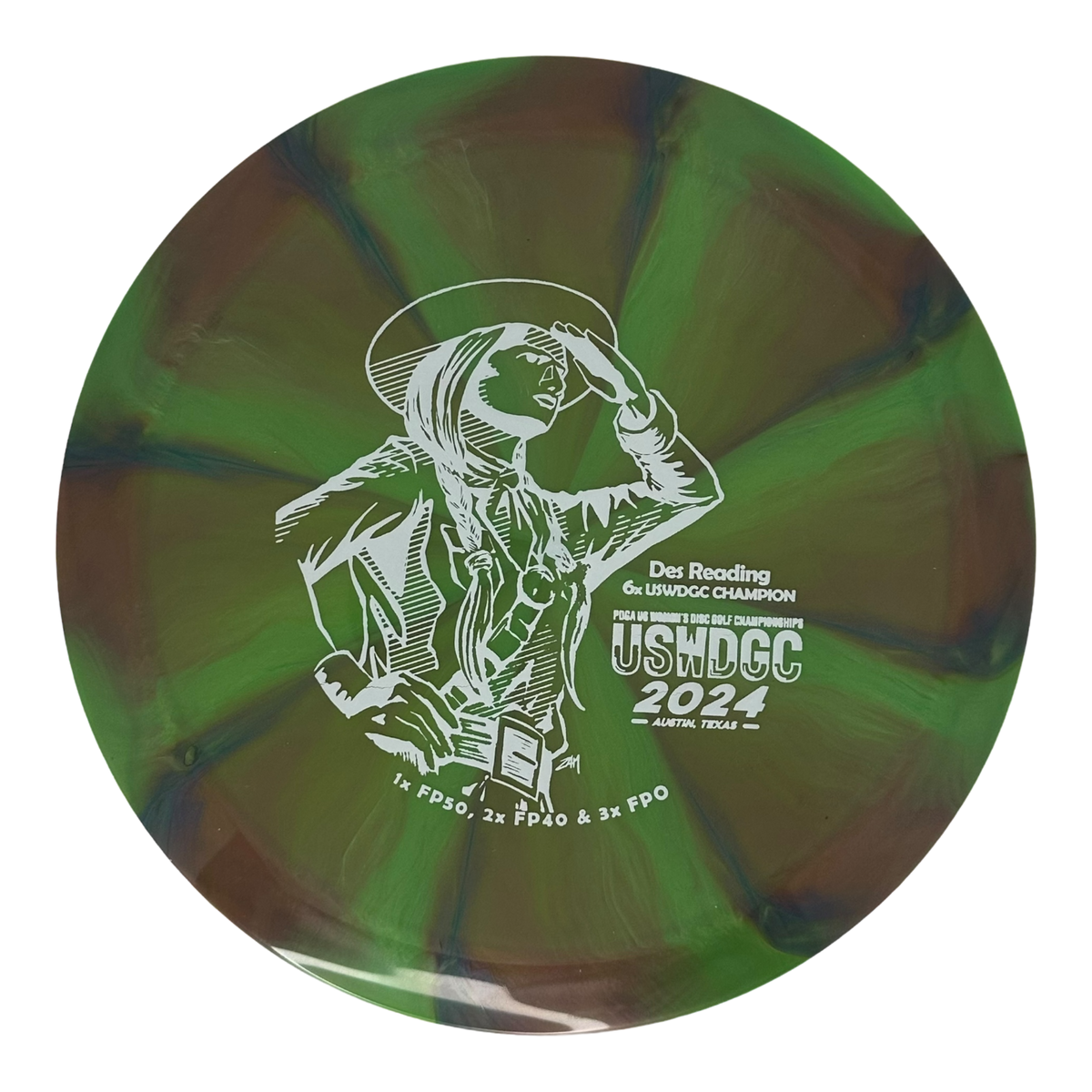 Mint Discs Sublime Swirl Freetail USWDGC (2024) Flight Factory Discs