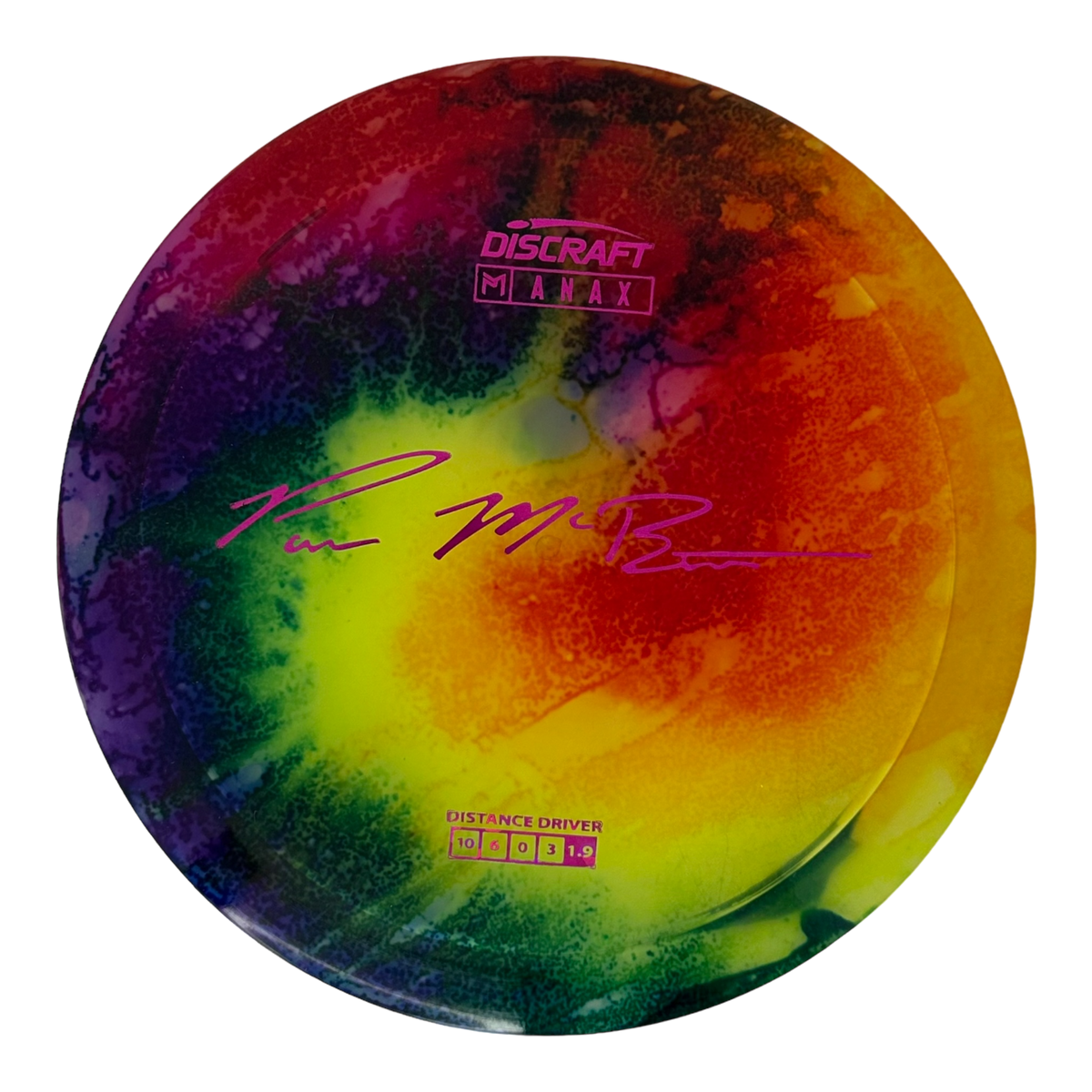 Discraft Paul McBeth Fly Dye Z Anax - Signature Stamp