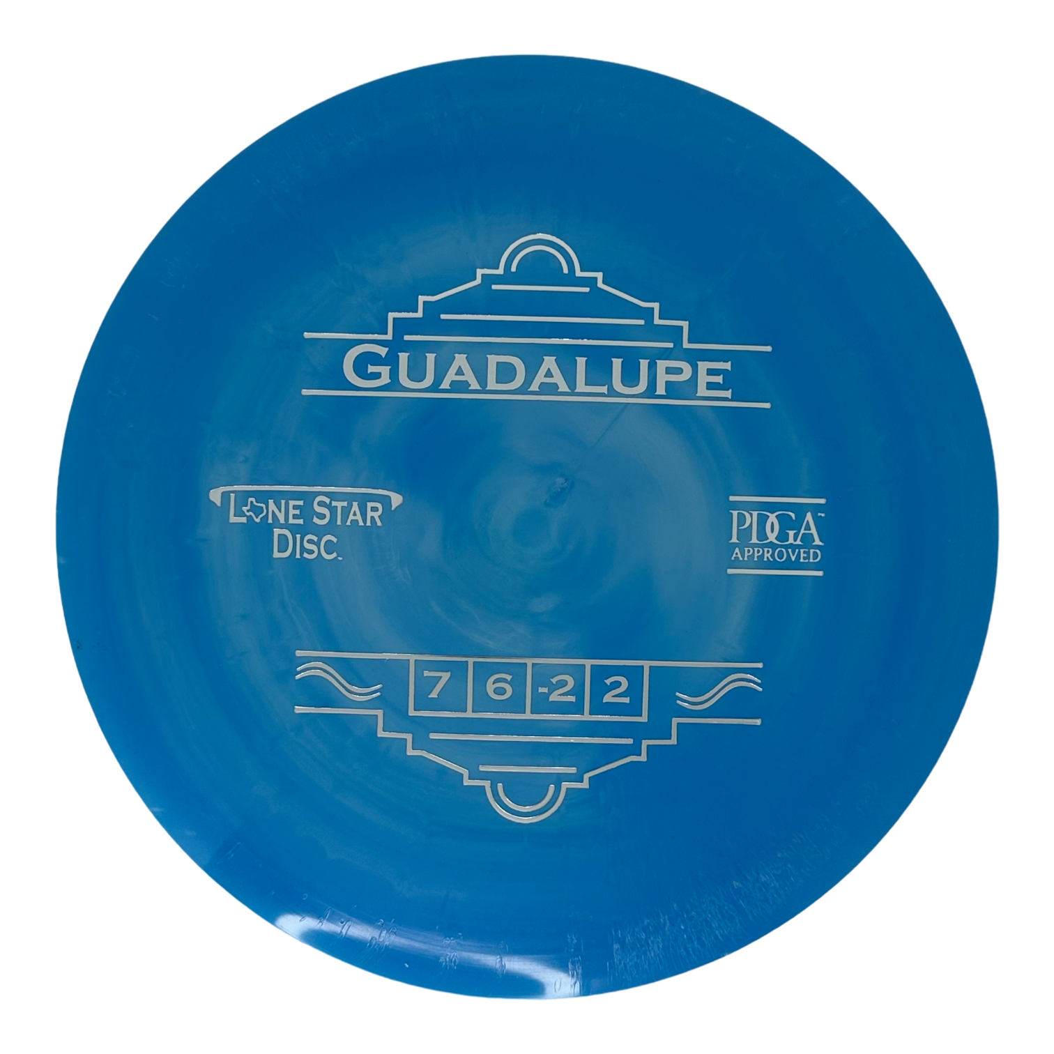 Lone Star Disc Bravo Guadalupe – Golf-Fahrradfahrer, Fliegende Disc, Weicher Kunststoff