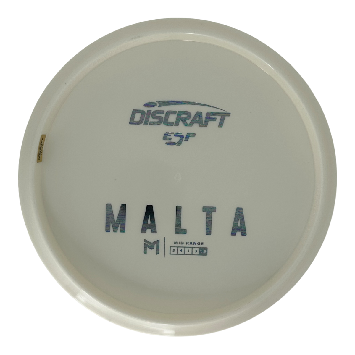 Discraft Paul McBeth White ESP Malta - Bottom Stamp