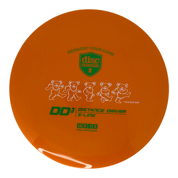 Discmania SLine DD3 Grateful Dead Dancing Bears Flight Factory Discs