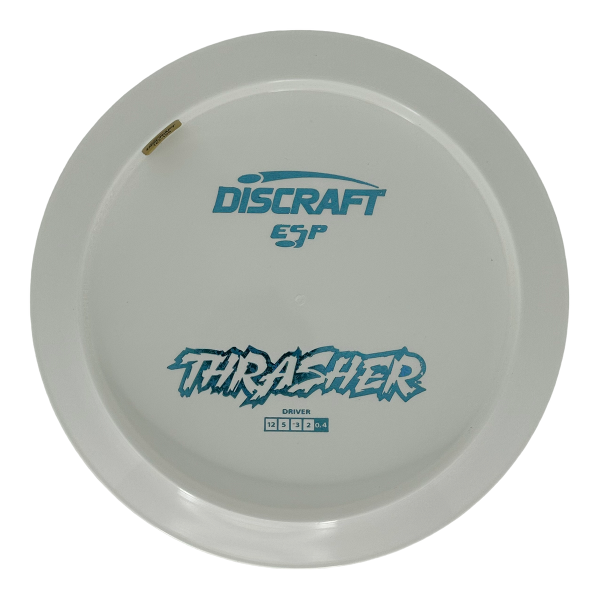 Discraft White ESP Thrasher - Bottom Stamp