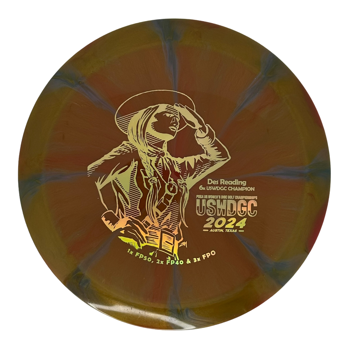 Mint Discs Sublime Swirl Freetail USWDGC (2024) Flight Factory Discs