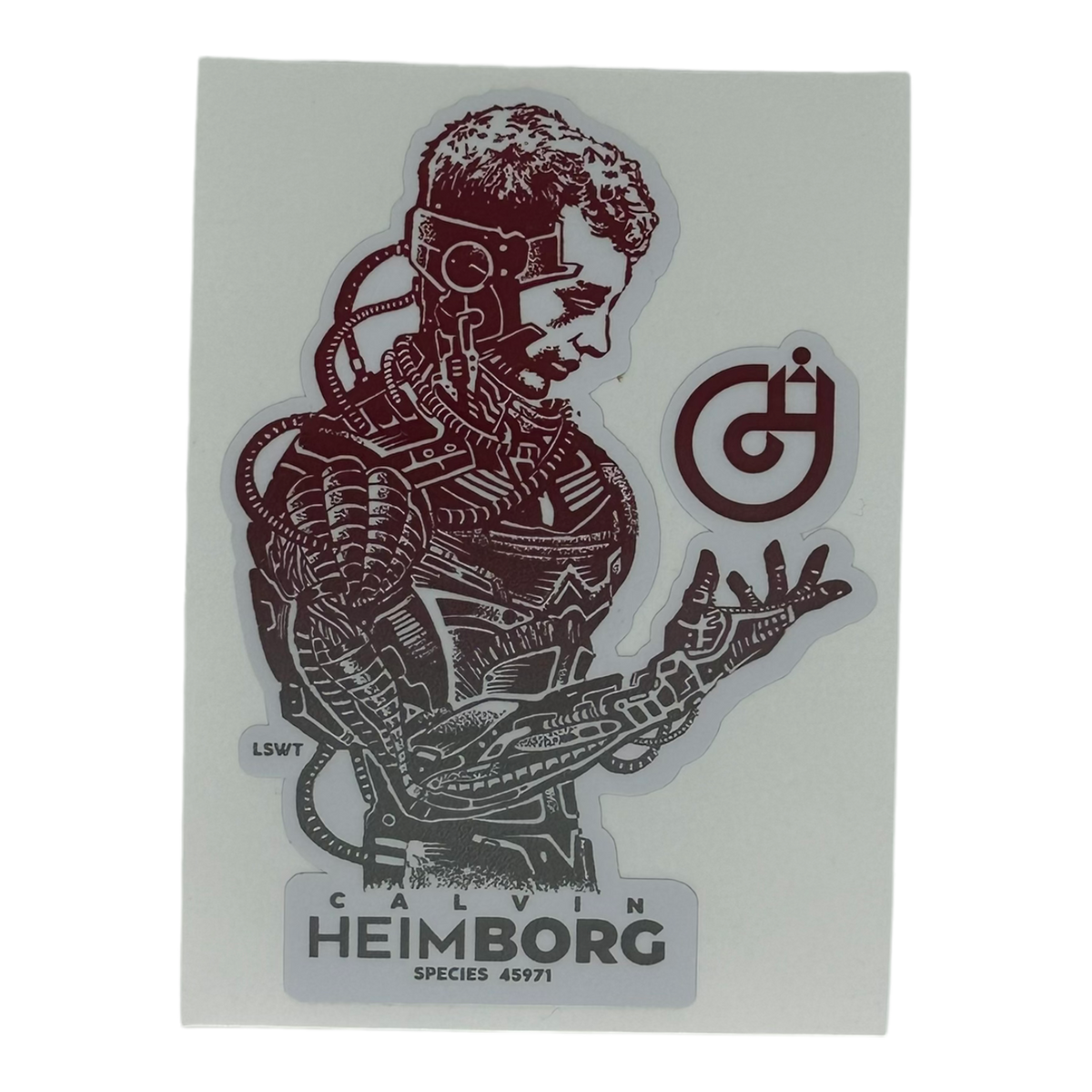 Calvin Heimburg Logo Stickers