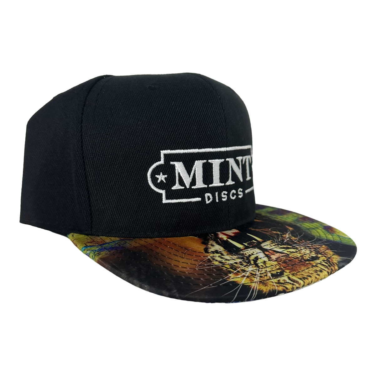 Mint Discs FlatBill Snapback Hat - Animal Print