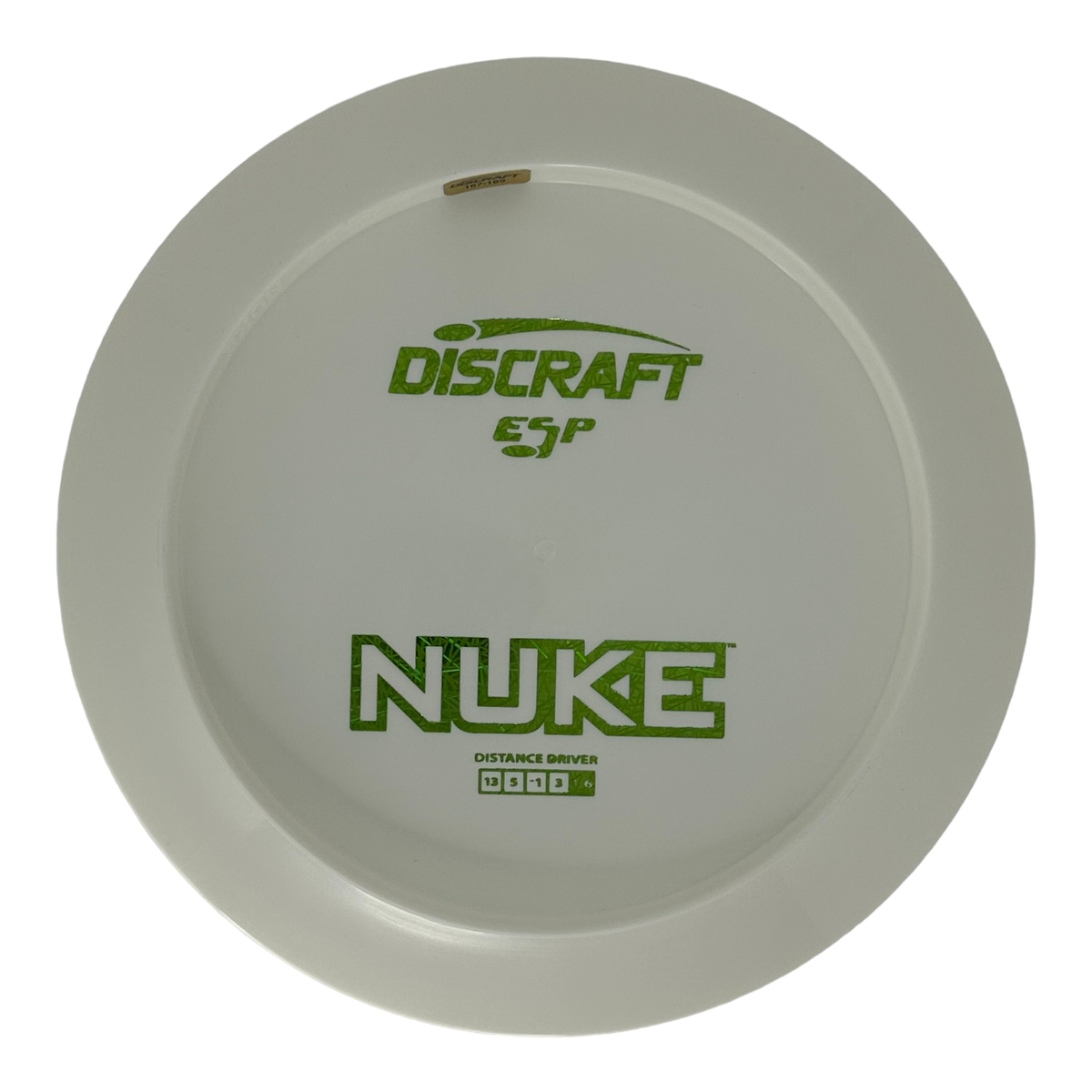 Discraft White ESP Nuke - Bottom Stamp
