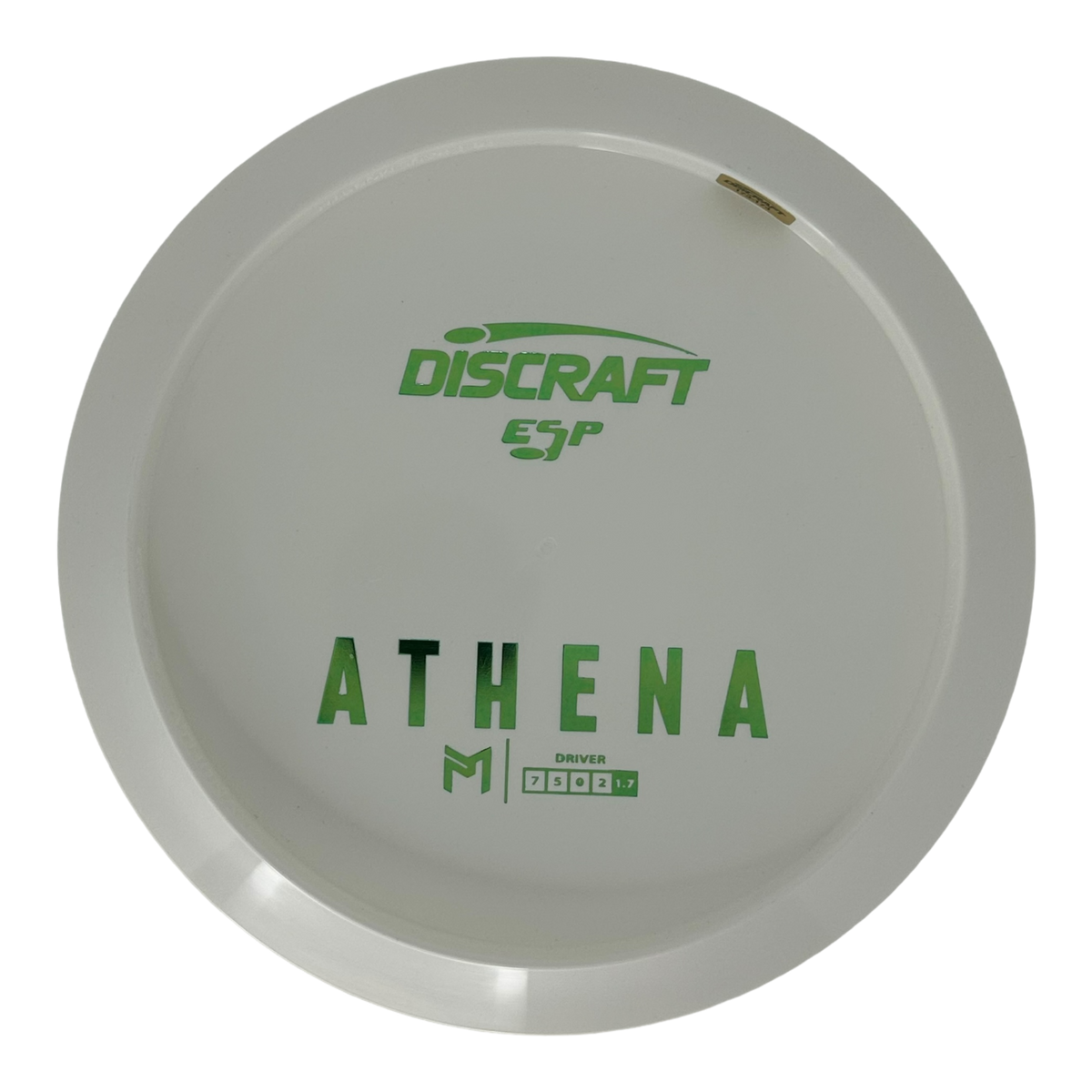 Discraft Paul McBeth White ESP Athena - Bottom Stamp