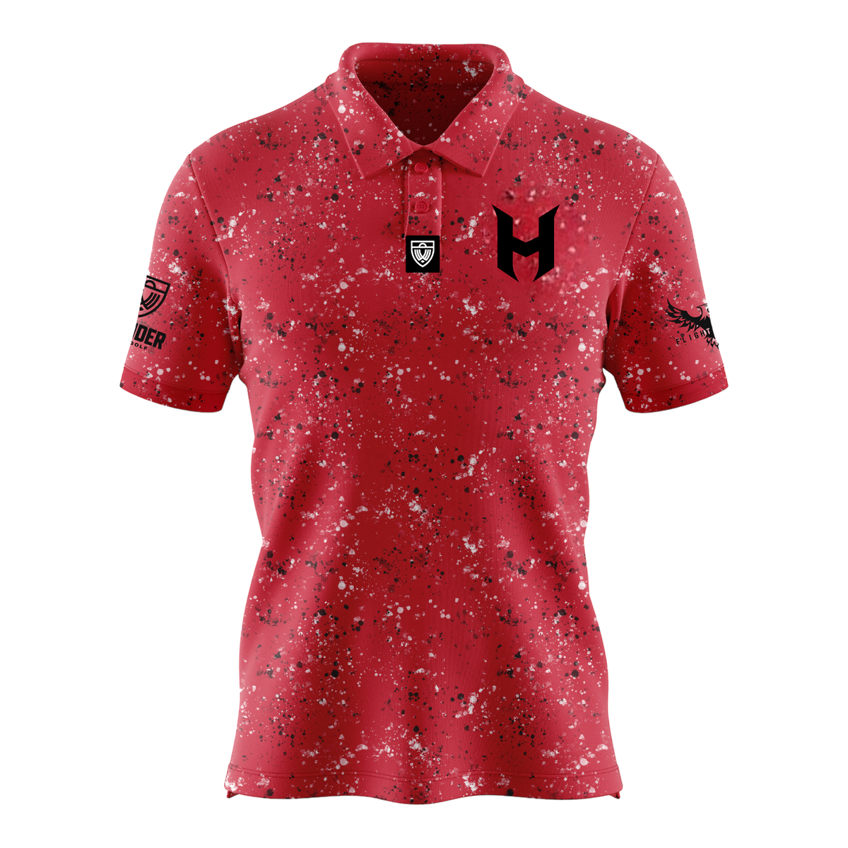 Holyn Handley 2024 Men&#39;s Polo - Red Splatter