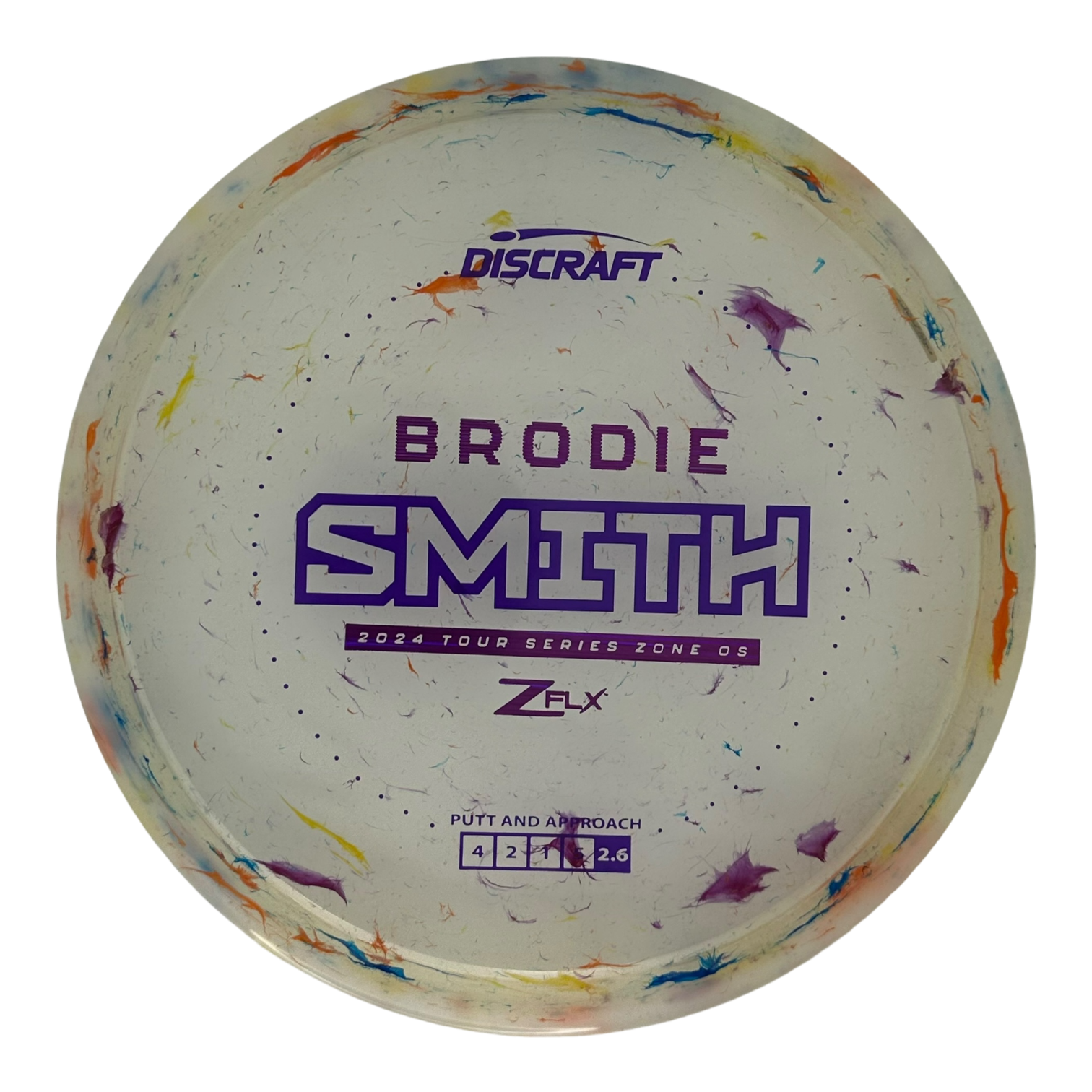 Disque Discraft Brodie Smith CryZtal FLX Zone - Transparent Avec Noir - 173-174g - Occasion (rayure)