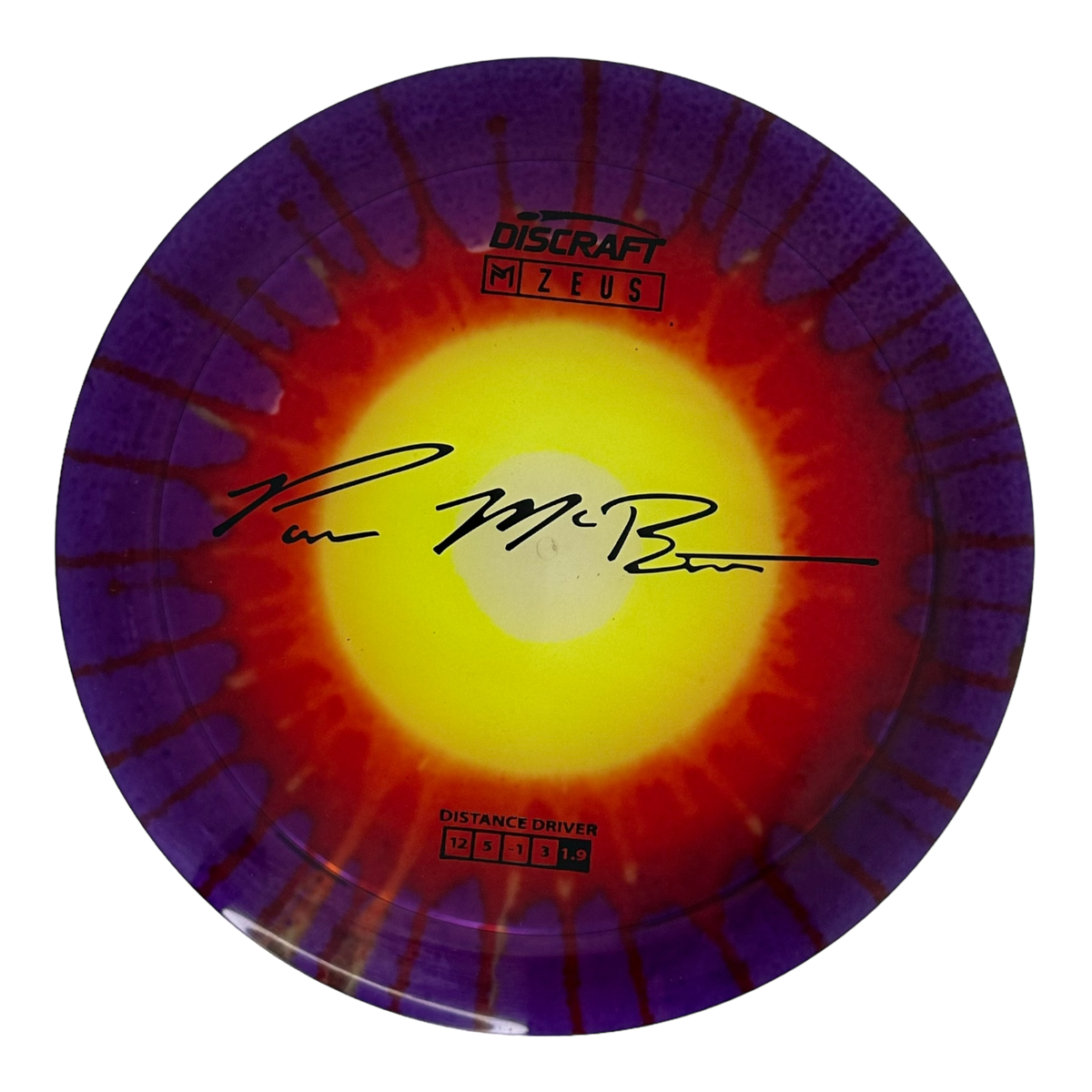 Discraft Paul McBeth Fly Dye Z Zeus - Signature Stamp