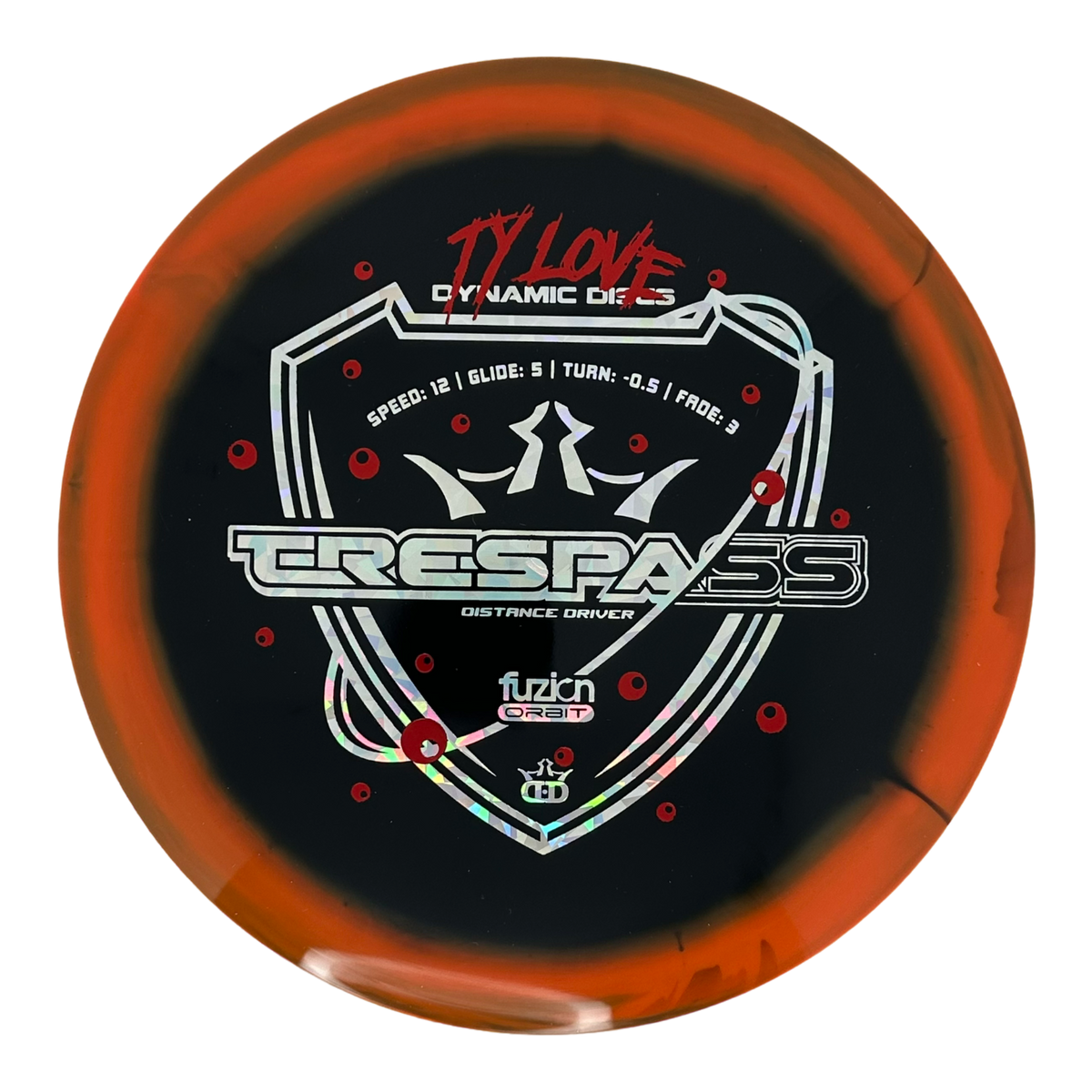 Dynamic Discs Fuzion Orbit Trespass Ty Love (2023) Flight Factory Discs