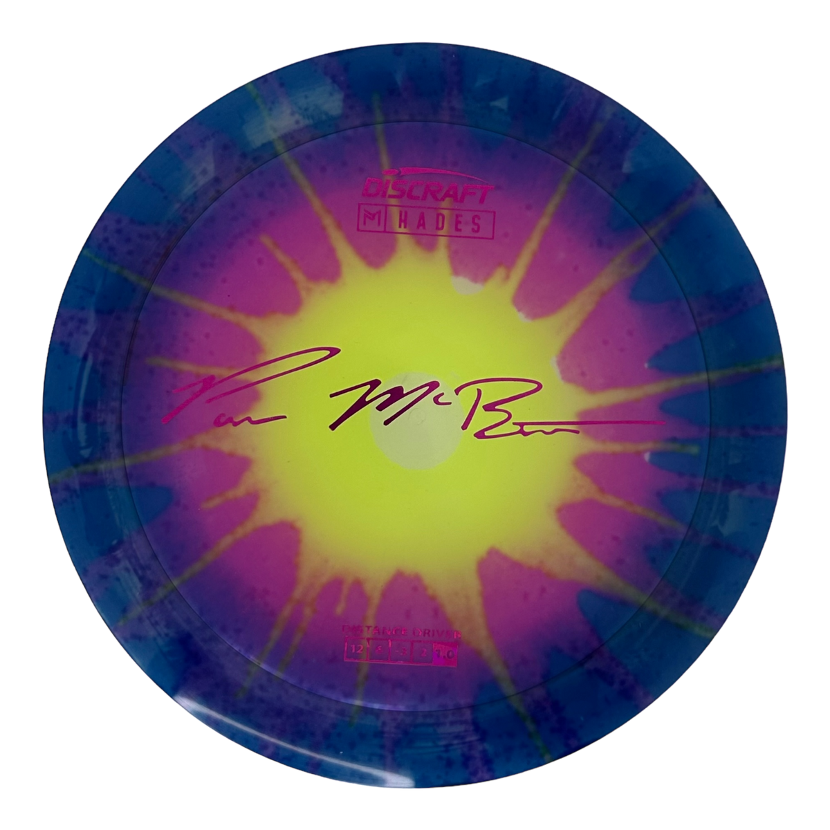 Discraft Paul McBeth Fly Dye Z Hades - Signature Stamp