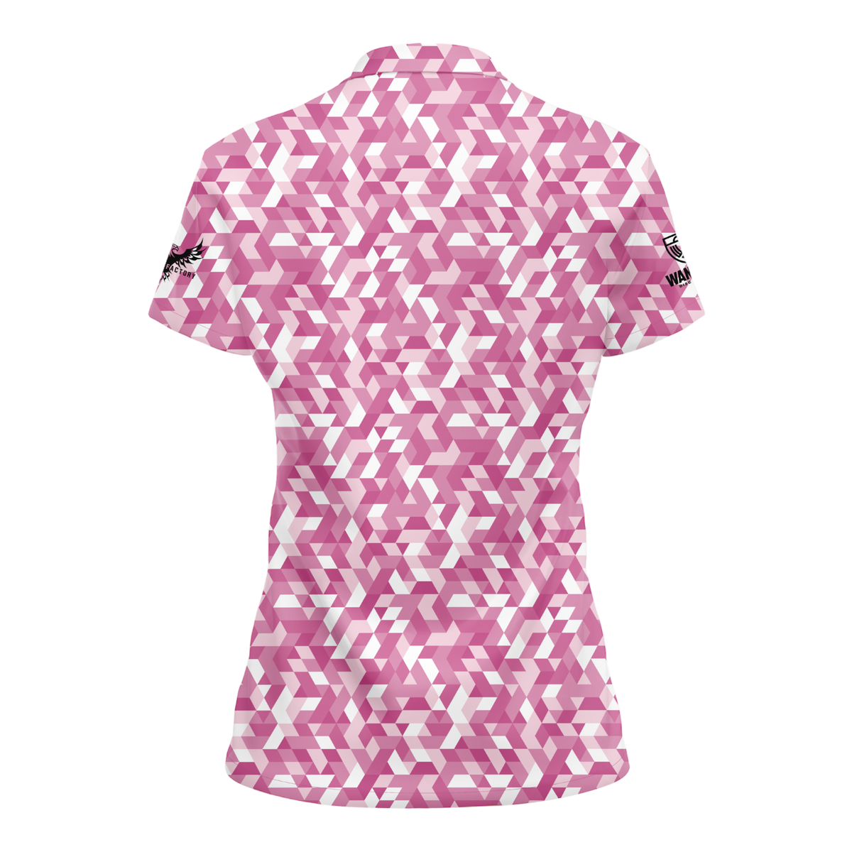 Holyn Handley 2024 Women&#39;s Polo - Pink Abstract