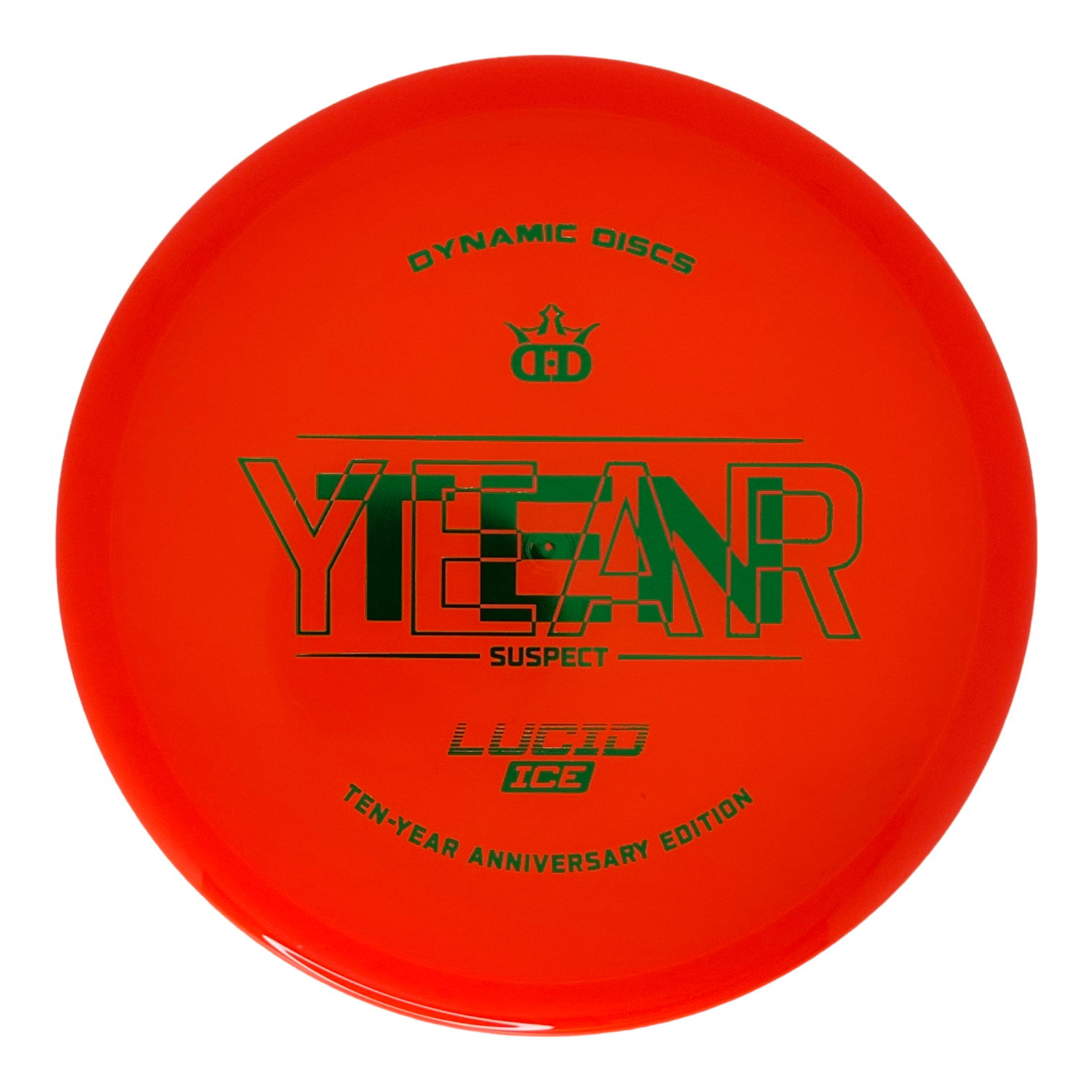 Dynamic Discs Lucid Ice Suspect 10 Year Anniversary Flight Factory