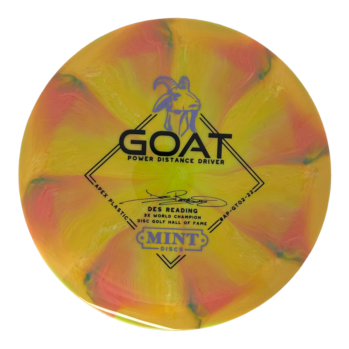 Mint Discs Swirly Apex Goat - Des Reading Signature Series
