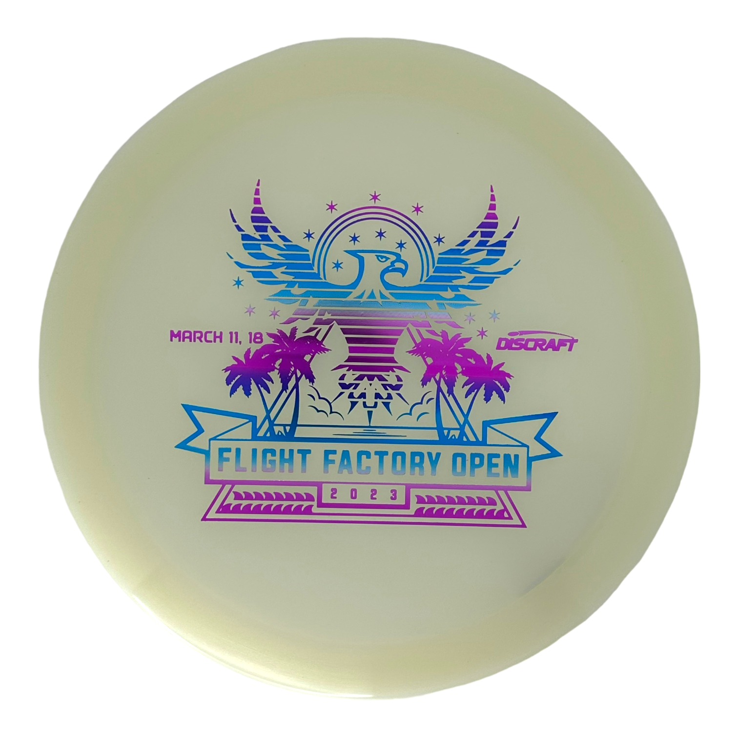 Glow Raptor Disc Discraft Glo Z Raptor - Flight Factory Open (2023) - Flight Factory Discs