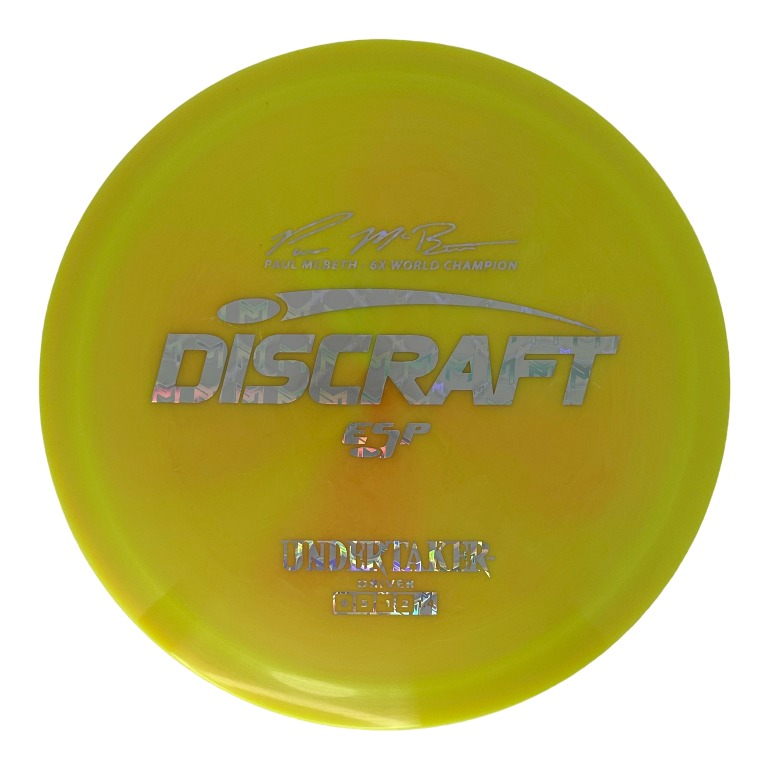 Discraft ESP Undertaker Paul McBeth 6x Signature Series Flight