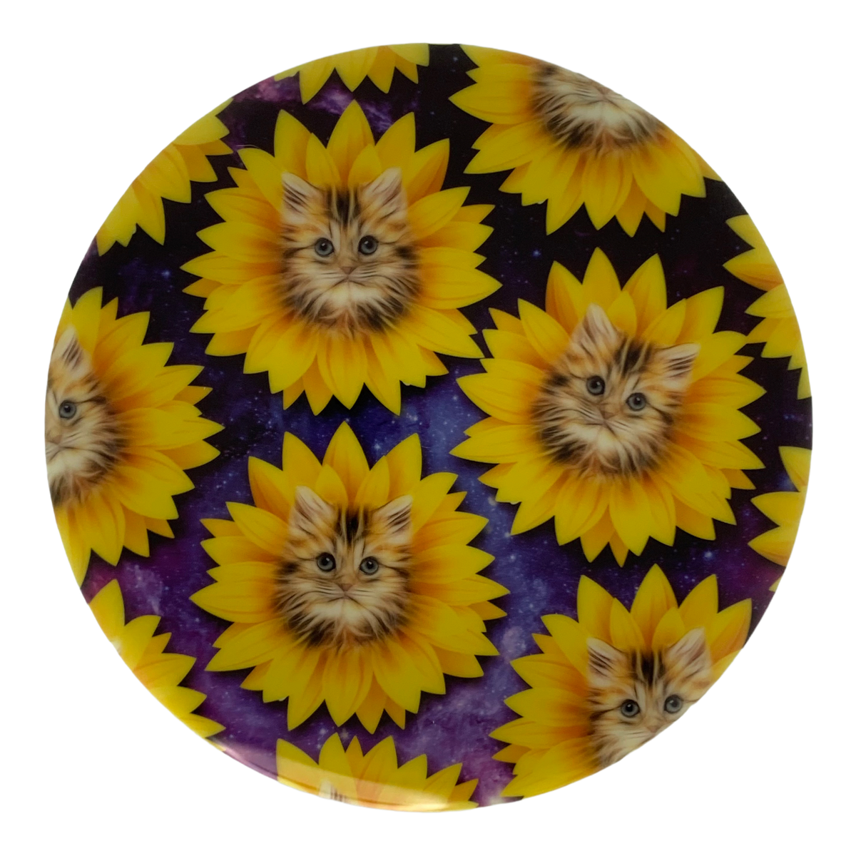 Dynamic Discs Fuzion DyeMax Emac Truth - Space Kitty Sunflowers