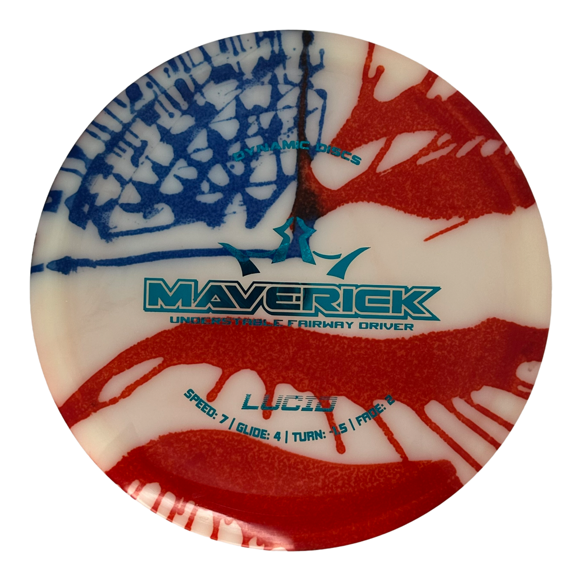 Dynamic Discs Lucid Maverick - MyDye American Flag