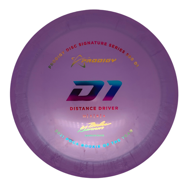 Prodigy D1 400 Plastique – Signature Gannon Buhr 2022 (172g, Teint Sur Mesure)