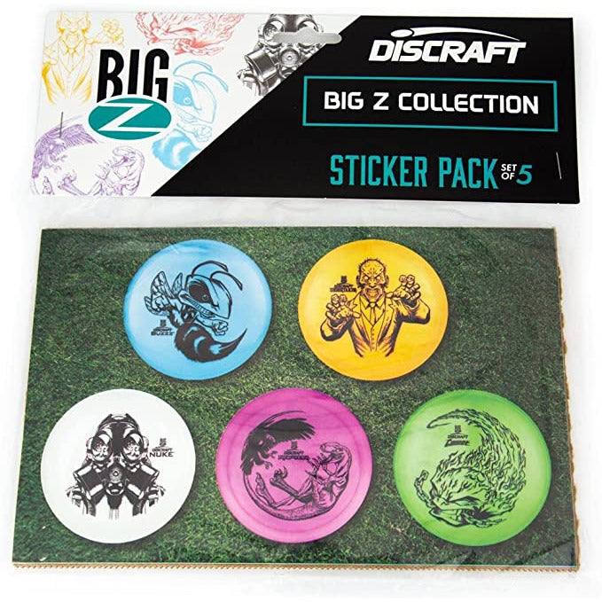 Discraft Big Z Characters Sticker Pack
