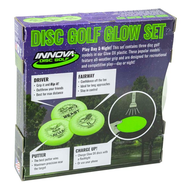 Innova DX Glow Disc Golf Starter Set