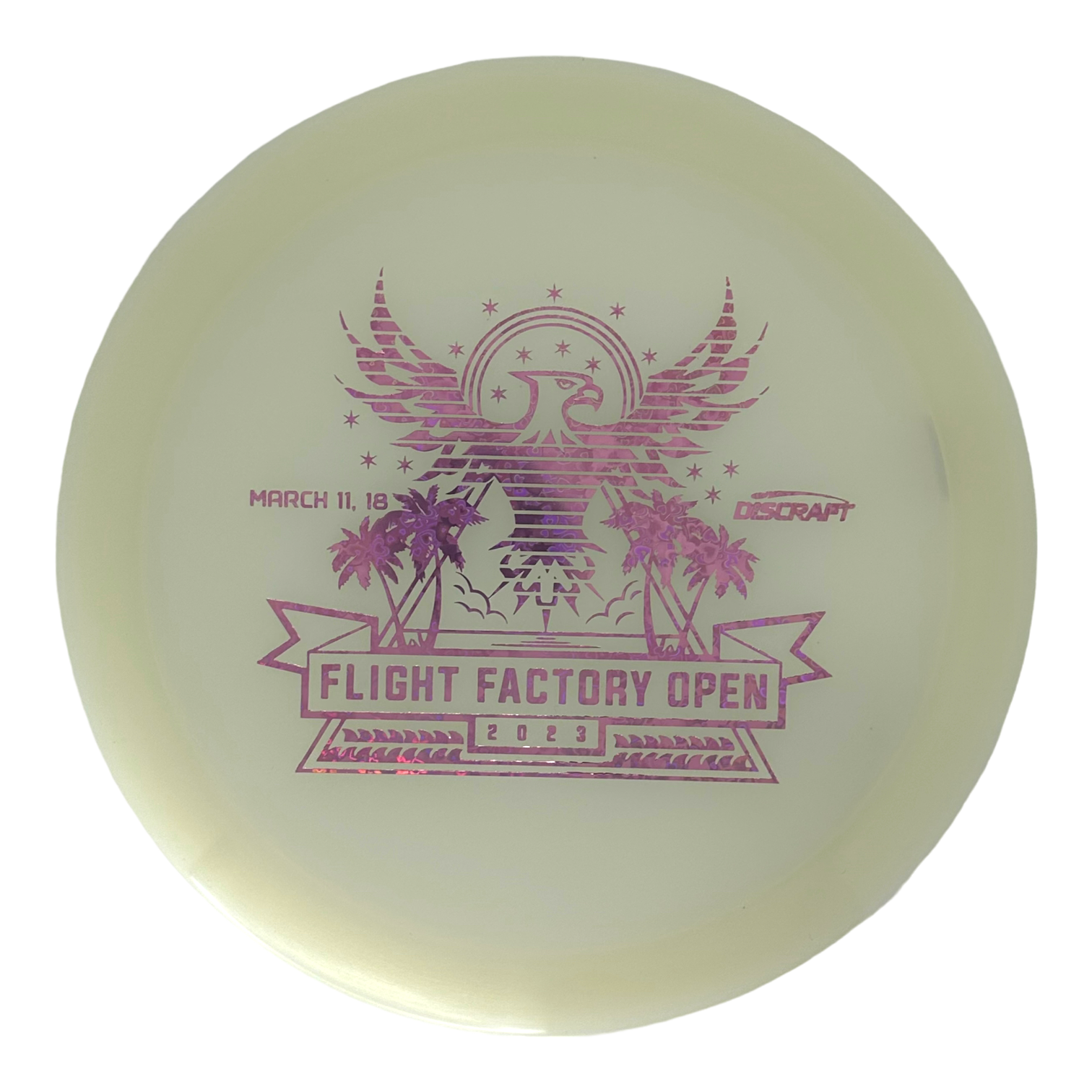 Glow Raptor Disc Discraft Glo Z Raptor - Flight Factory Open (2023) - Flight Factory Discs