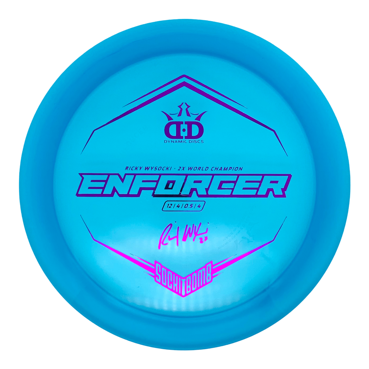 Dynamic Discs LucidX Enforcer Ricky Wysocki Sockibomb Flight