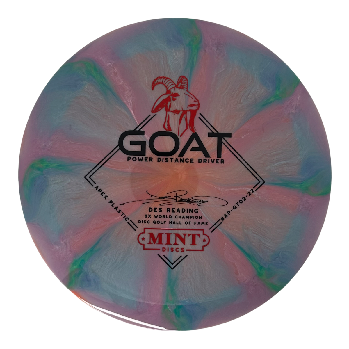 Mint Discs Swirly Apex Goat - Des Reading Signature Series