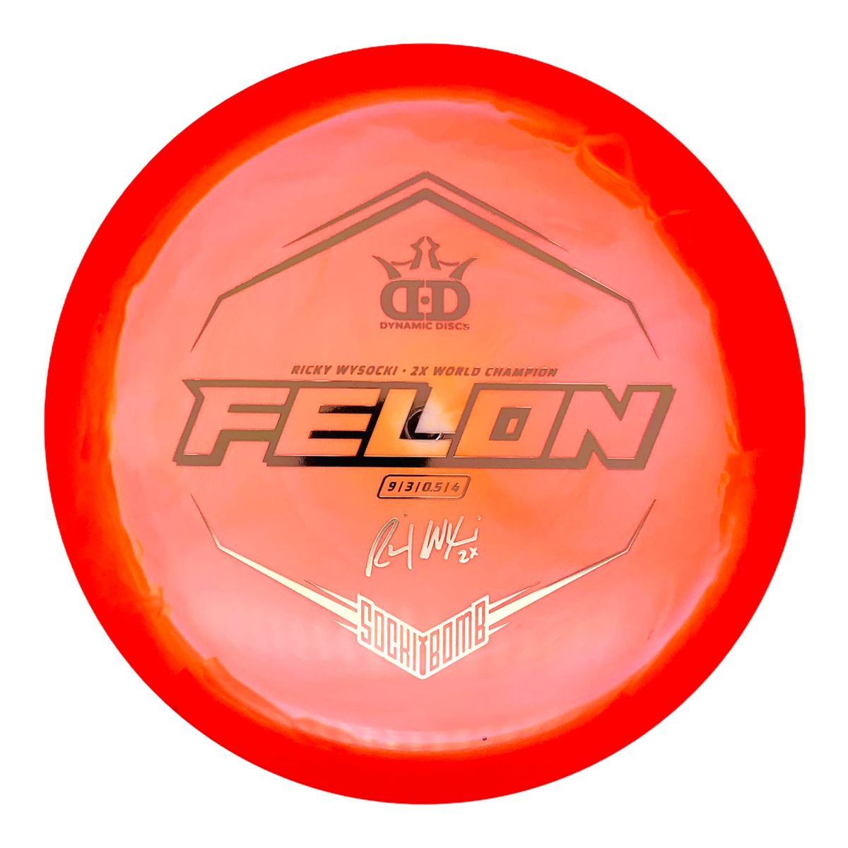 Dynamic Discs Orbit Felon Ricky Wysocki Sockibomb Flight Factory Discs