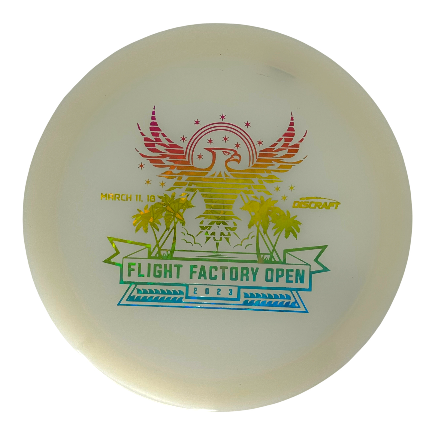 Glow Raptor Disc Discraft Glo Z Raptor - Flight Factory Open (2023) - Flight Factory Discs