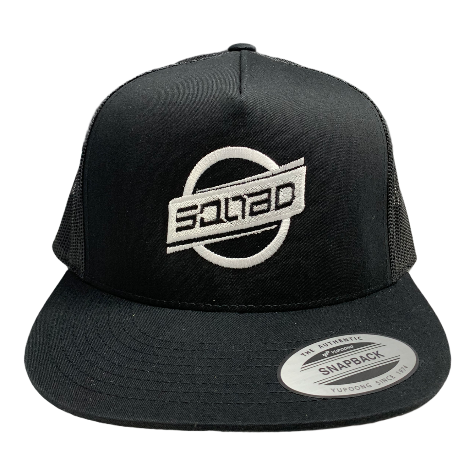 Deuce Squad Flat Bill Snapback Trucker Hat Flight Factory Discs
