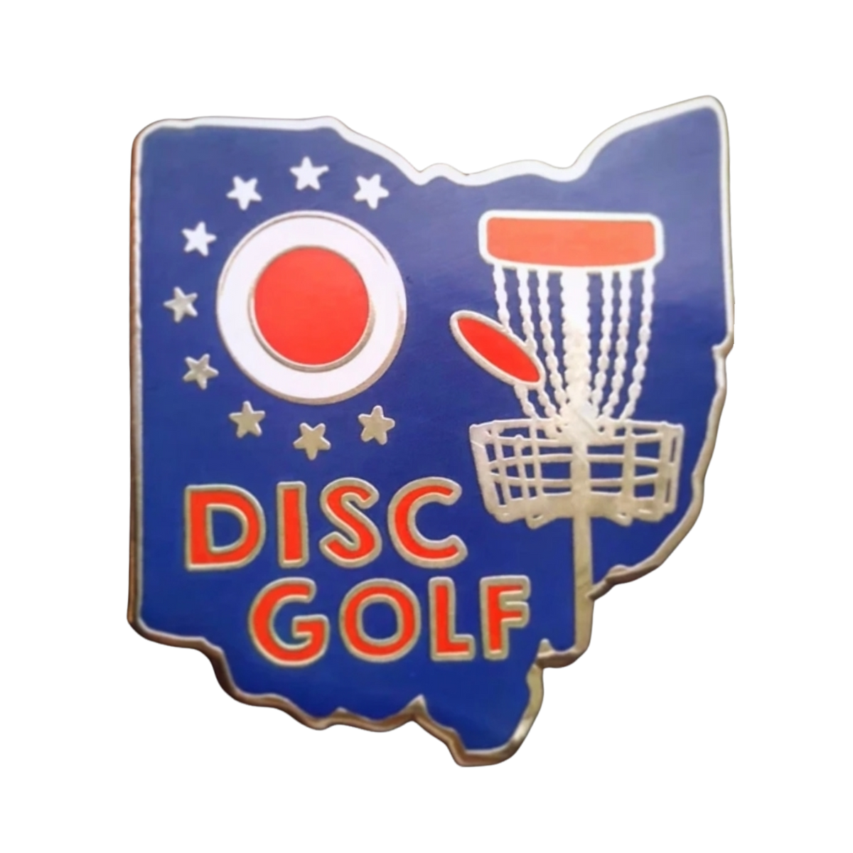 USA &amp; State Disc Golf Pins