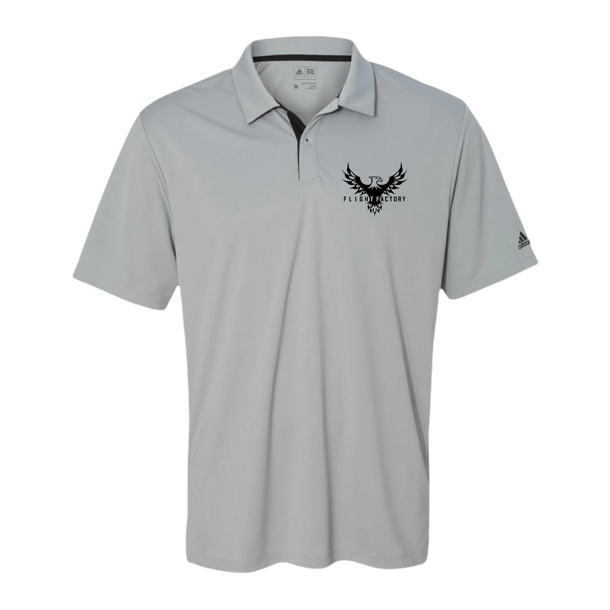 adidas striped polo